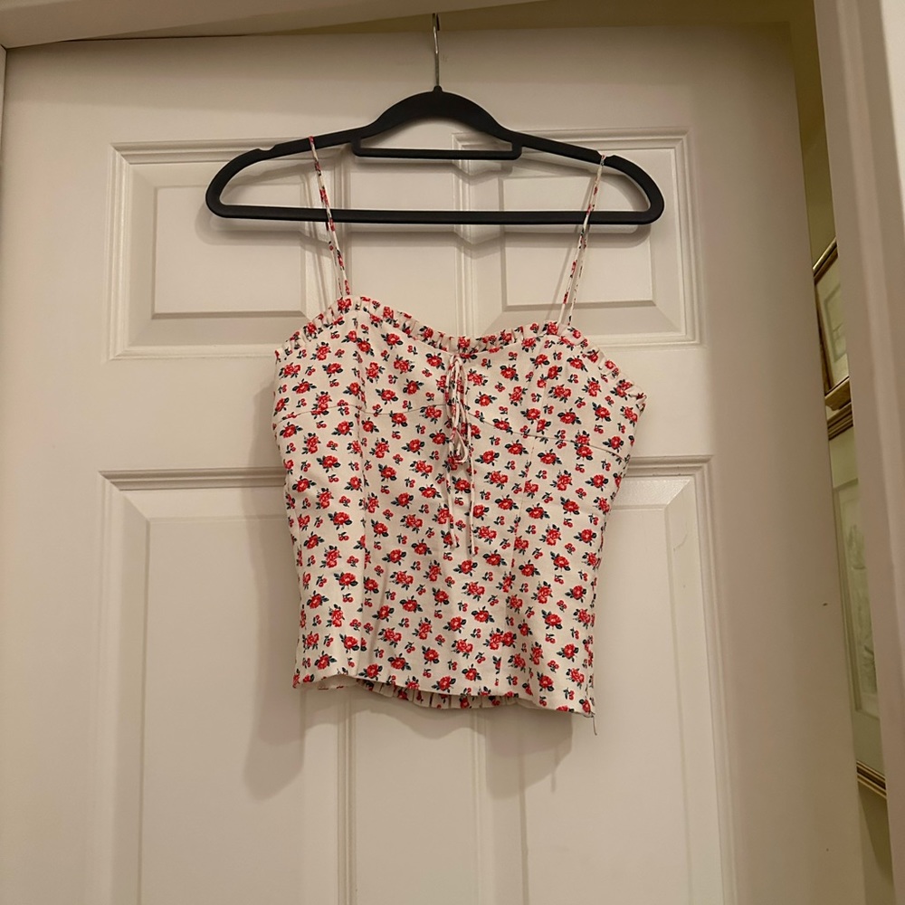 Zara Floral Tank Top